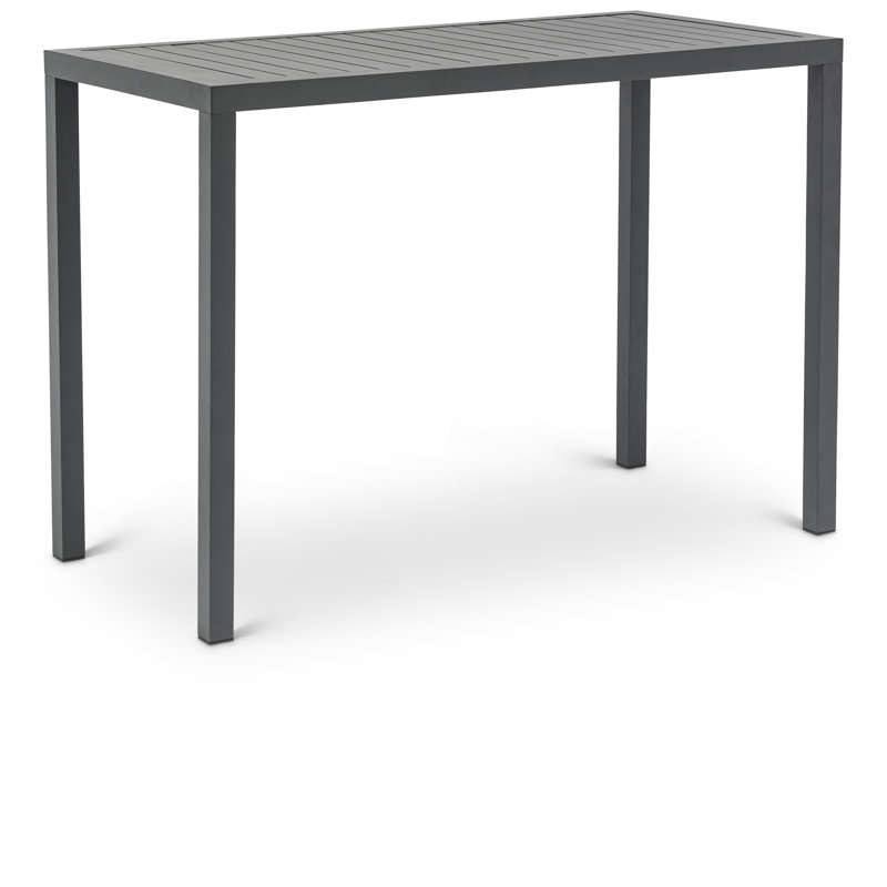 Table de bar Maldives, Gris foncé