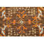 Tapis de couloir brun en laine noué à la main de conception unique 2 pi 8 po x 9 pi 11 po Luciean