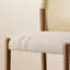 Chaise d'appoint à dossier solide crème et blanc noisette (ensemble de 2)-1507134058-1507134061