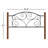 Analisha Metal and Solid Wood Post Headboard-1683345172