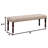Kaan Linen Blend Upholstered Bench