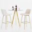 Ensemble de salle à manger 3 pièces avec tabouret de bar et tabouret de bar en velours (ensemble de 3)-299652499-270729097