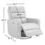 Fauteuil inclinable électrique pivotant en cuir Mila-114111992
