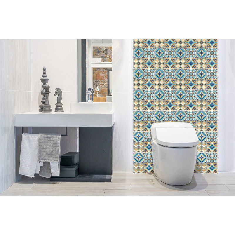 Sticker Self Adhesive Vinyl Splashback 39,37x19,68 Inch Wall Stickers Tile Peel and Stick Wall Tiles