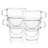 JoyJolt Stoiva Stackable Double Wall Espresso Glasses, 5oz.