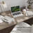 72W Office Desk with Drawers in Ash Gray-137114013