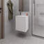 Lavabo pour salle de bain Sutcliffe, blanc