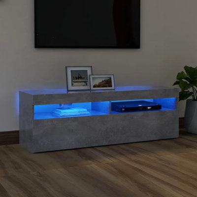 Stankiewicz TV Cabinet with LED Lights 120x35x40 cm