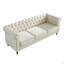 Canapé Chesterfield en velours 84,65 po-205154314