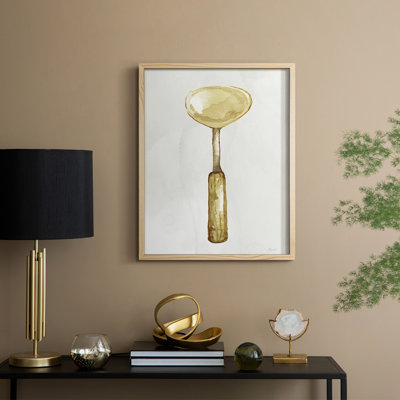 Kitchen Necessity I Framed Print - Solid Wood