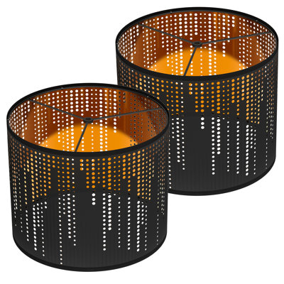 12.7''(W) X 10''(H) Metal Drum Light Shade