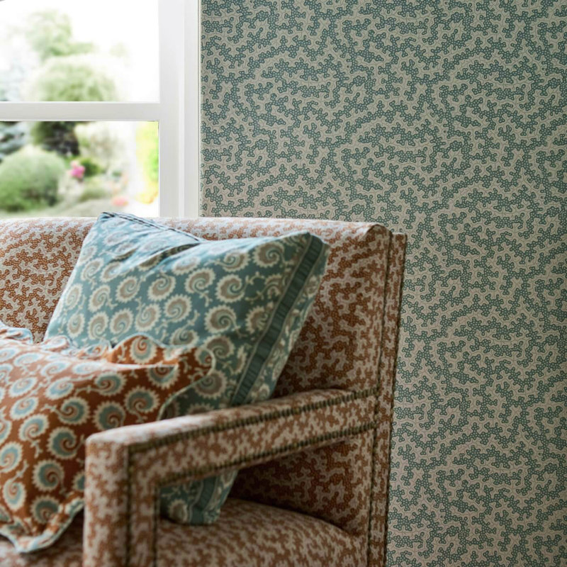 Truffle Fabric, Blue Clay
