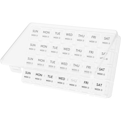 28 Day Pill Craft Case Plastic Set