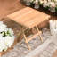 Judkins Square Teak Solid Wood Outdoor Side Table - 45 cm W 45 cm D