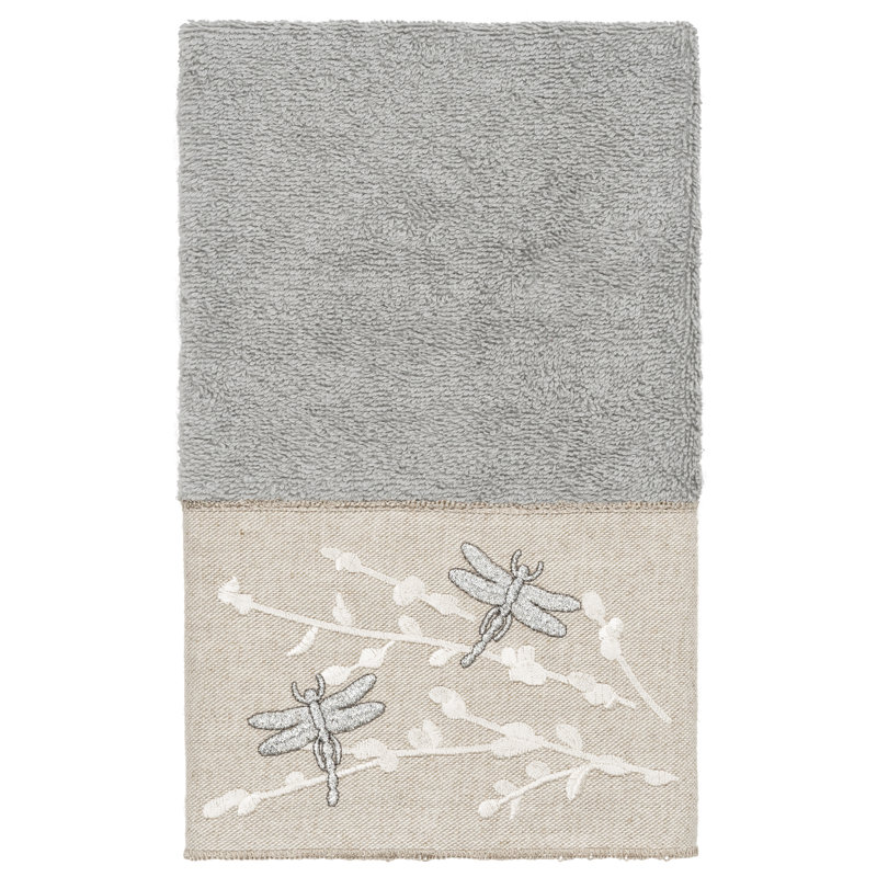 Braelyn Hand Towel Midweight Hand Towel, Light Gray