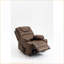 Fauteuil inclinable surélevé inclinable à 180 °, moteur OKIN, capacité de 400 lb | Noyer brun | Cuir