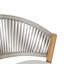 Tabourets de bar d'extérieur à structure en aluminium à hauteur de siège de 30,25 po avec dossier festonné, ensemble de 2-1675359182