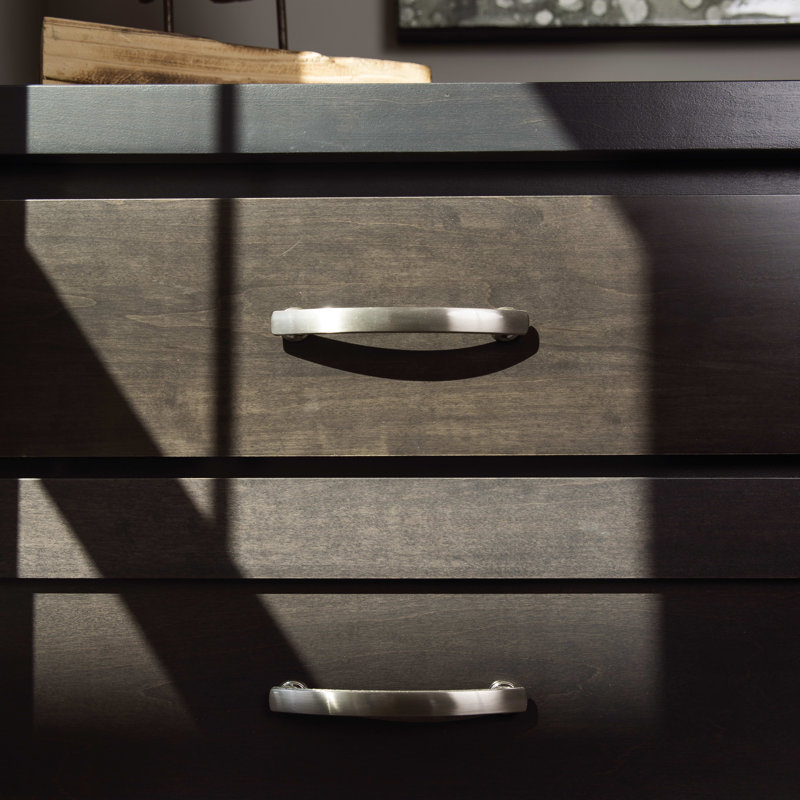 American Diner Collection Arch Pull - 6-5/16" Center to Center Cabinet Pull Satin Nickel - Transitional, Traditional Hardware for Drawers & Cabinets