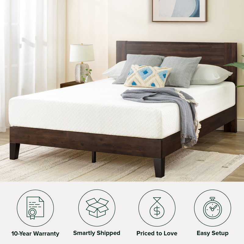 10" Medium Cooling Gel Memory Foam Mattress - Sleep by Wayfair™, Queen