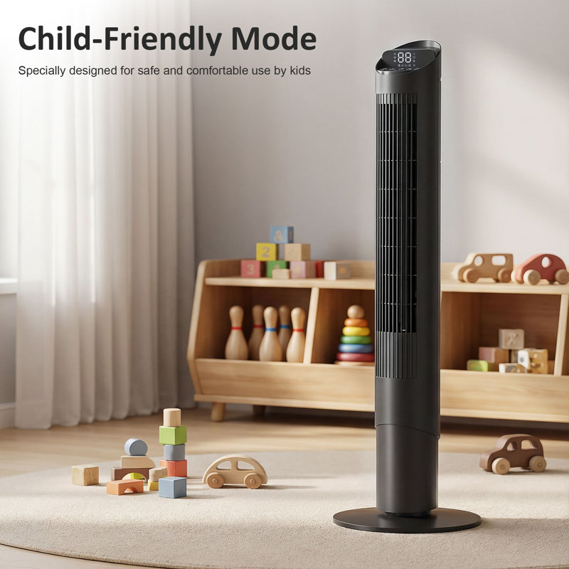 Tower Fan, Black