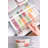 Transparent Storage Box Set (12 Pieces), Durable 100% Plastic | 8 Boxes: 6.1 x 8.3 x 1.4 inches (400 ml) & 4 Boxes: 2.8 x 8.3 x 6.3 inches (1000 ml) | Dishwasher Safe, Ideal for Organizing Home & Office Spaces