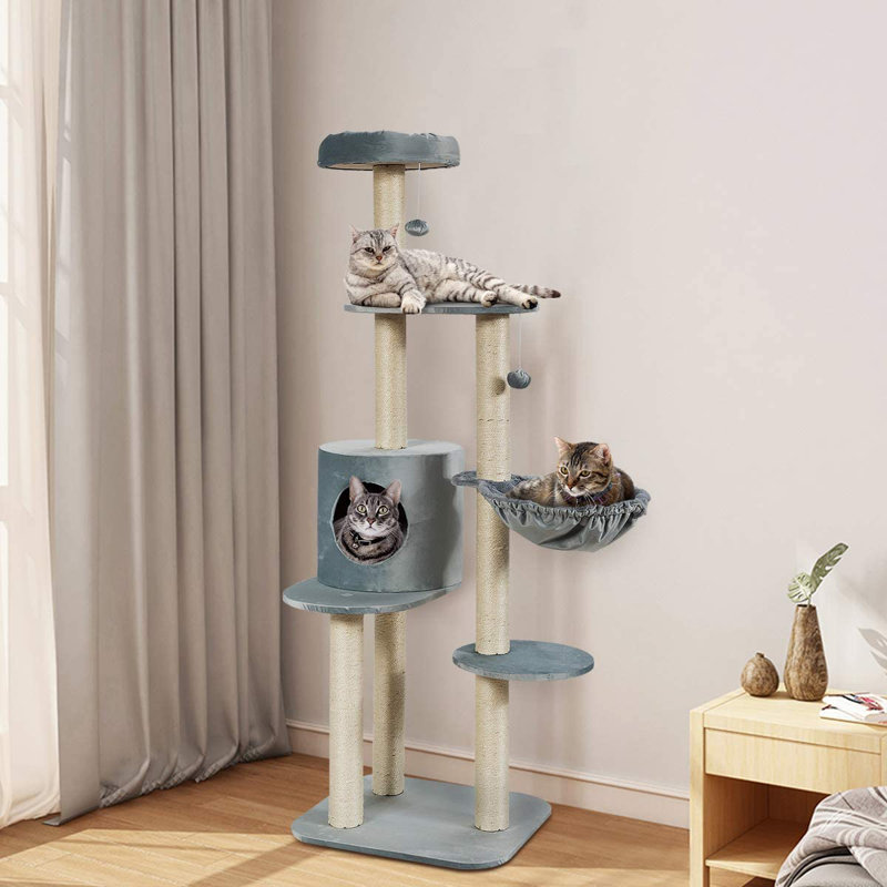 Peache 143.5cm H Cat Tree