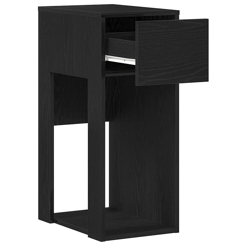 74cm H Computer Cabinet, Black