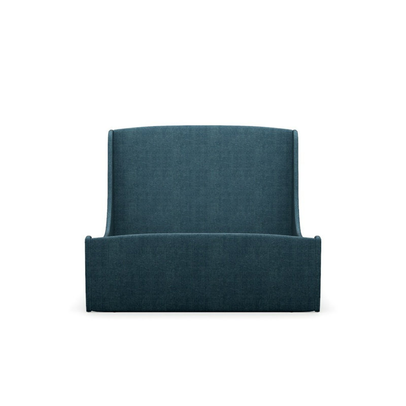 Swan Upholstered King Bed, Queen, Block 654212