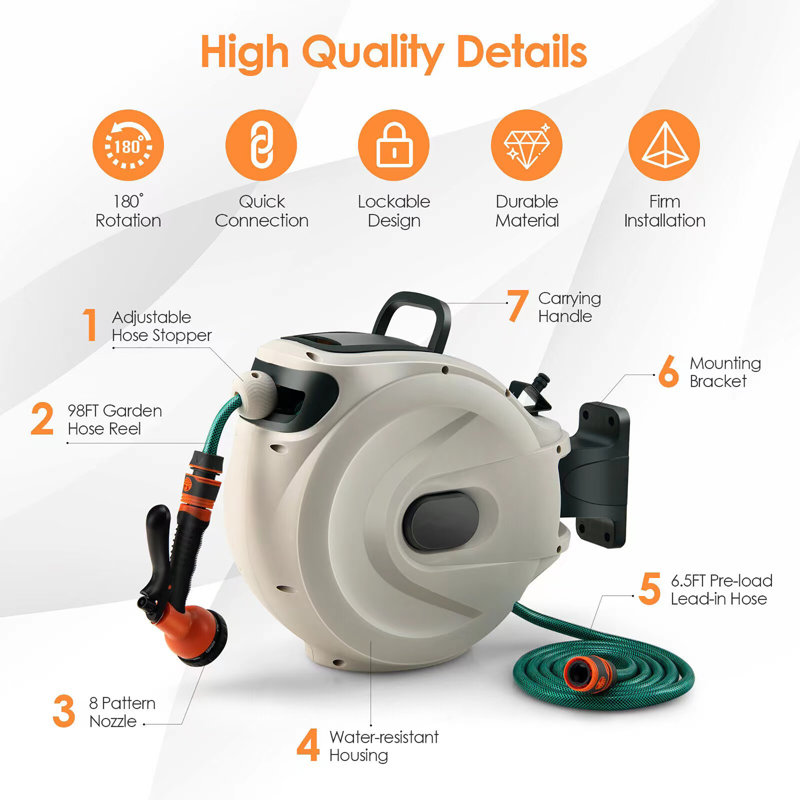 Plastic Hose Reel