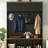 Farmhouse 4-in-1 Entryway Hall Tree with Cabinets, Shoe Bench and Hooks, All-in-One Mudroom Organizer-2086289702