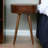 Nordic Chestnut Circular Shaped Bedside