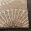 Tapis beige / brun en laine touffeté à la main Avayah-1750625312