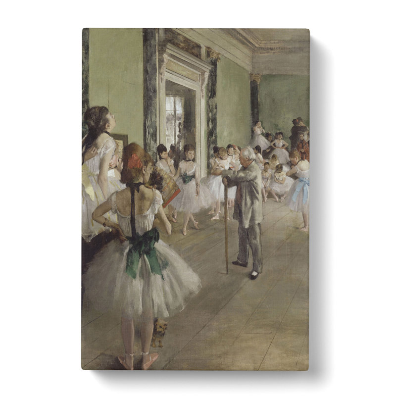 The Ballet Class Vol.1 by Edgar Degas - Wrapped Canvas Painting, 60cm H x 40cm W x 3cm D