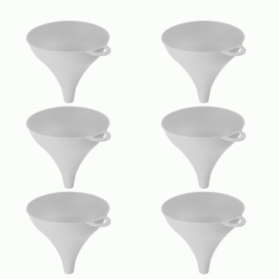 YBM Home Plastic Funnel for Water Bottle Liquid Transfer Food Grade, Dishwasher Safe