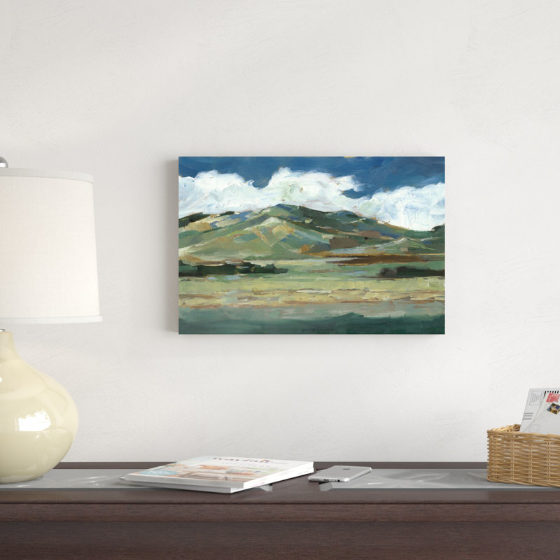 Western Sky II, H 24 po x l 36 po, Toile tendue, Sans cadre