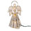 Kurt Adler 10-Light LED Capiz Wire Angel Tree Topper