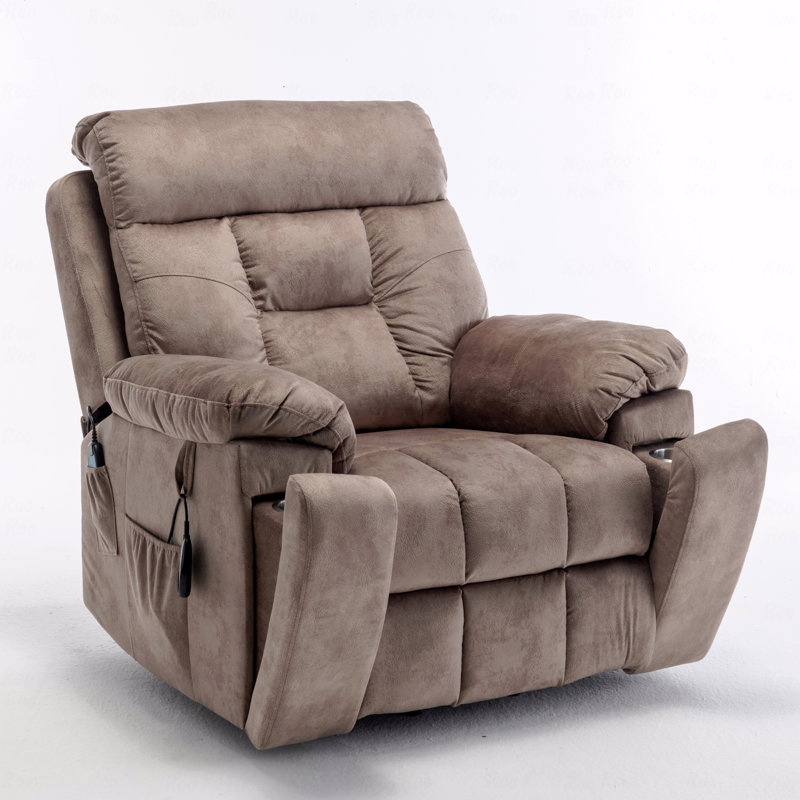 Fauteuil de détente électrique, Marron foncé