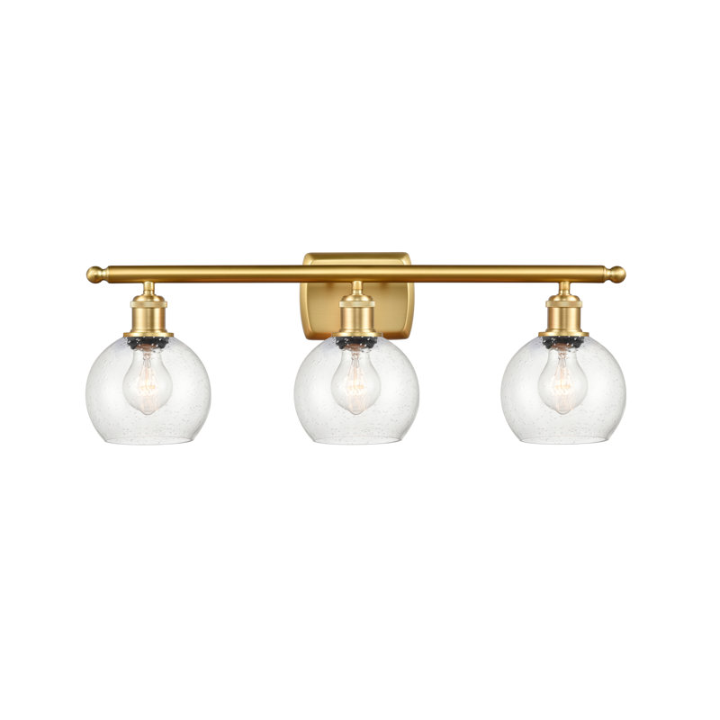 Cindi 3 - Light Vanity Light, Incandescent, Satin Gold