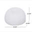 Pouf rond en fausse fourrure 3 pieds Mandana, blanc
