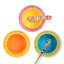 Assiette d’apéritif en mélamine 6,5 po fringe