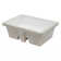 Myhomekeepers 14'' White Ceramic Rectangular Bathroom Sink