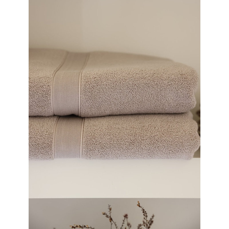 Luxe, Sand, Bath Towels - 2 Pack