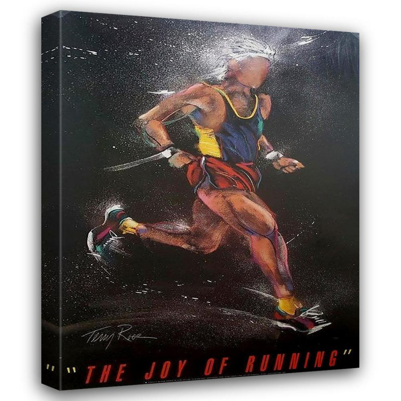 La joie de courir, H 24 po x l 19 po