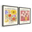 Ensemble de 2 cadres photo rétro Vintage Floral X-1994276420-1994276421