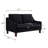 Modern Loveseat Sofa, Upholstered Small Couch-2088816048