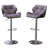 Breydon Swivel Upholstered Counter Stool with Metal Frame-899955349