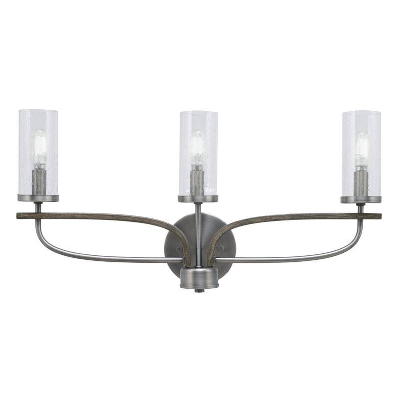 Monterey 3 Light Bath Bar, Gray