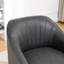 Fauteuil demi-tonneau en simili cuir Ammon-868968198