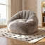 Fauteuil à billes surdimensionné de 48 po avec mousse haute densité, housse amovible et base antidérapante pour le salon ou la chambre à coucher-444163089