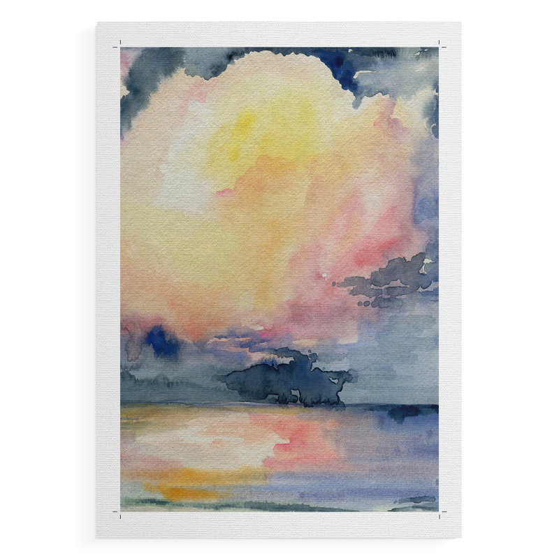 Prism Seascape I - Impression sur toile seulement - NON-CADRE, H 27 po x l 18 po